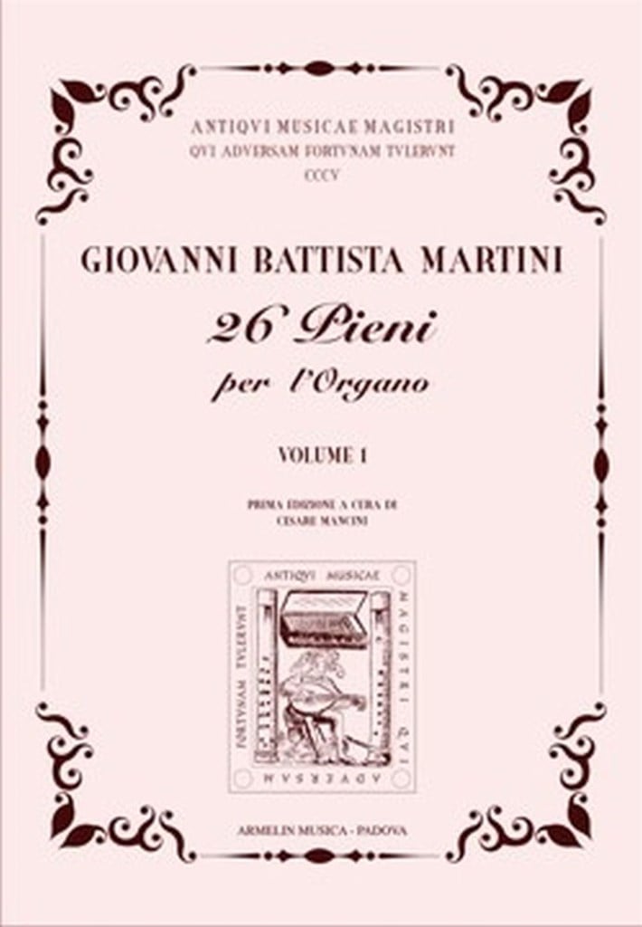 26 Pieni Per L'Organo Vol. 1